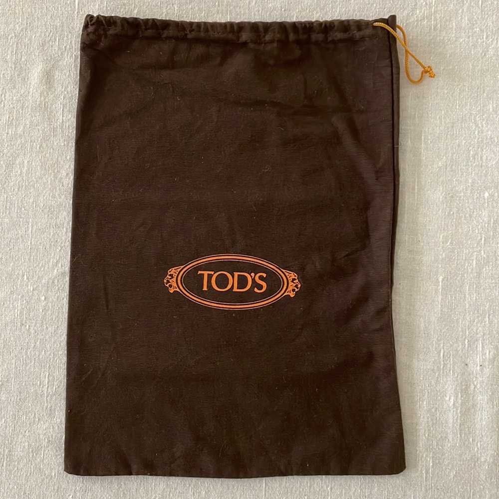 Tods Brown Shoe Drawstring Dust Bag